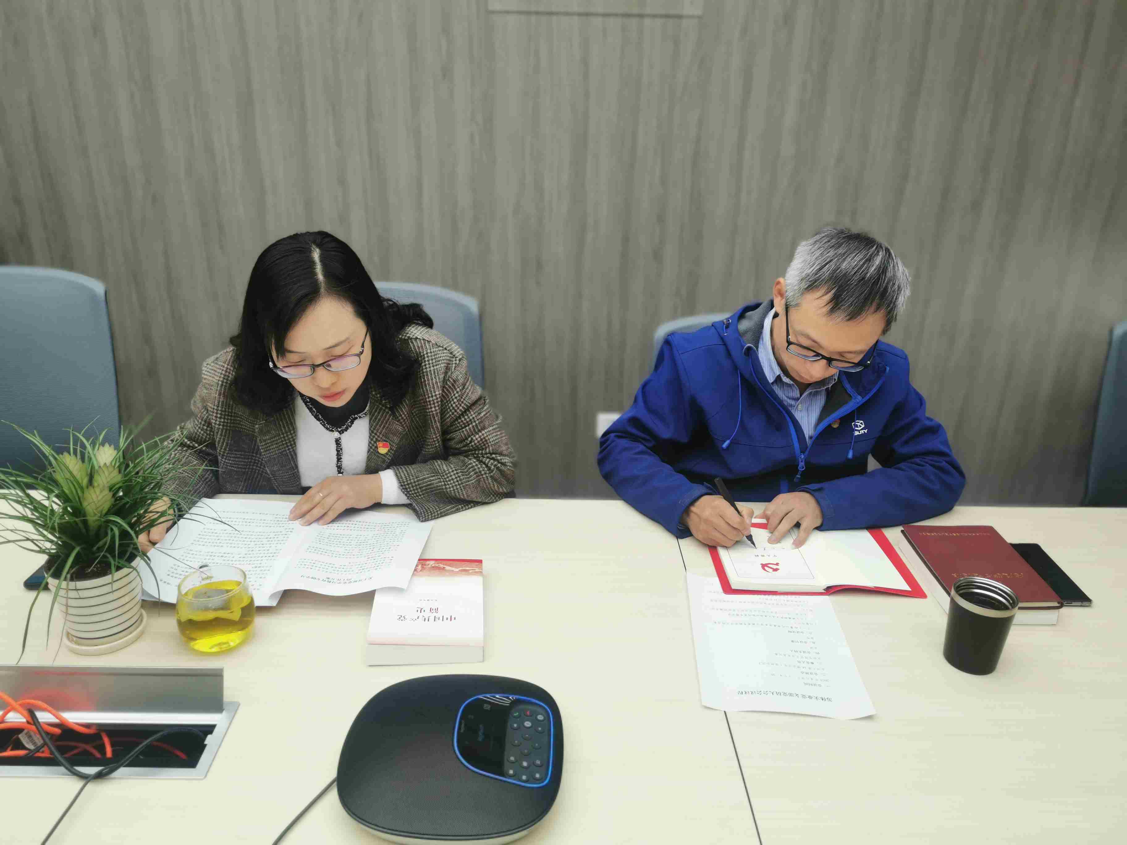 苏体实业党支部召开党史学习教育专题学习会暨党风廉政建设警示教育会